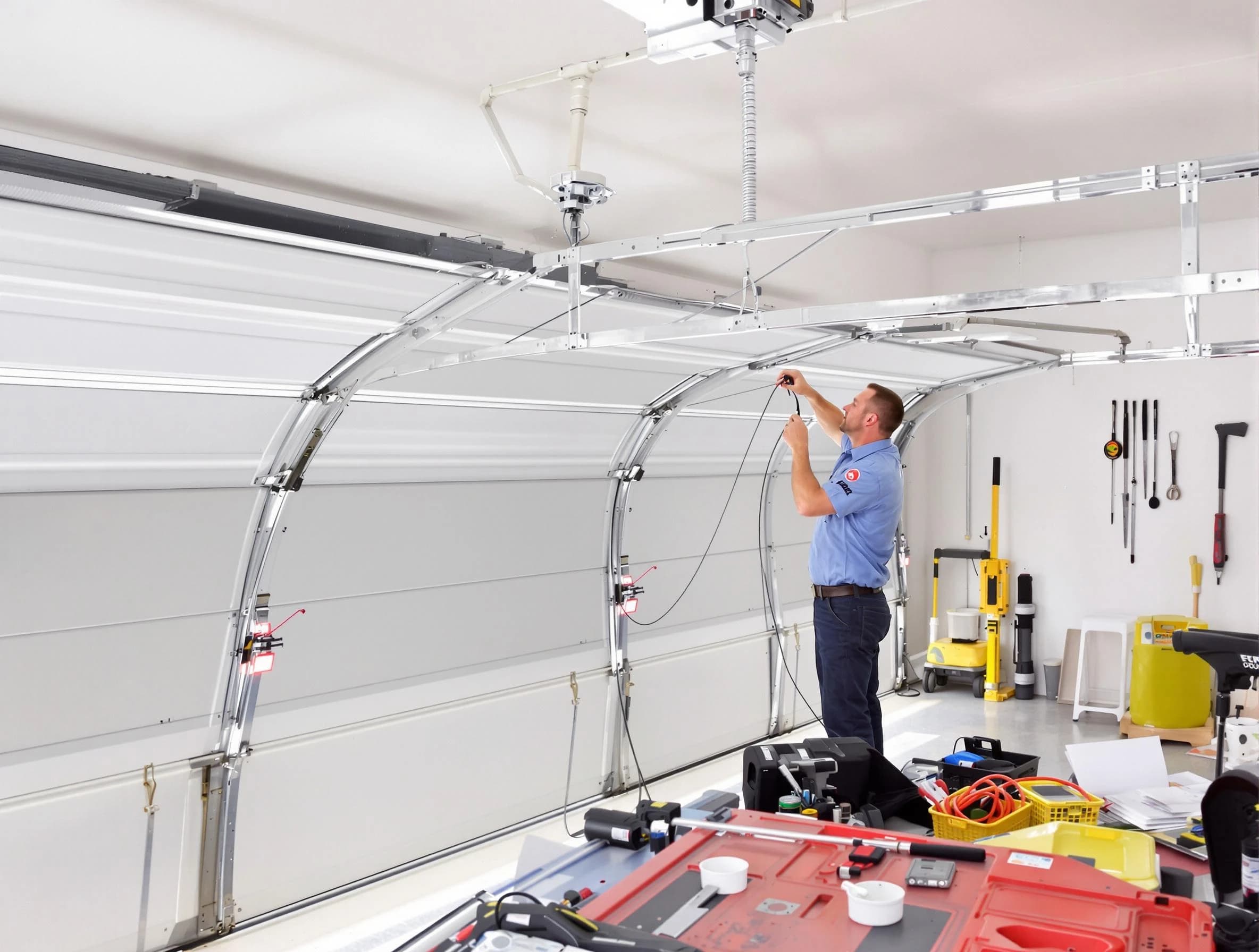 Garage door cable repair service by Reading Garage Door Repair in Reading