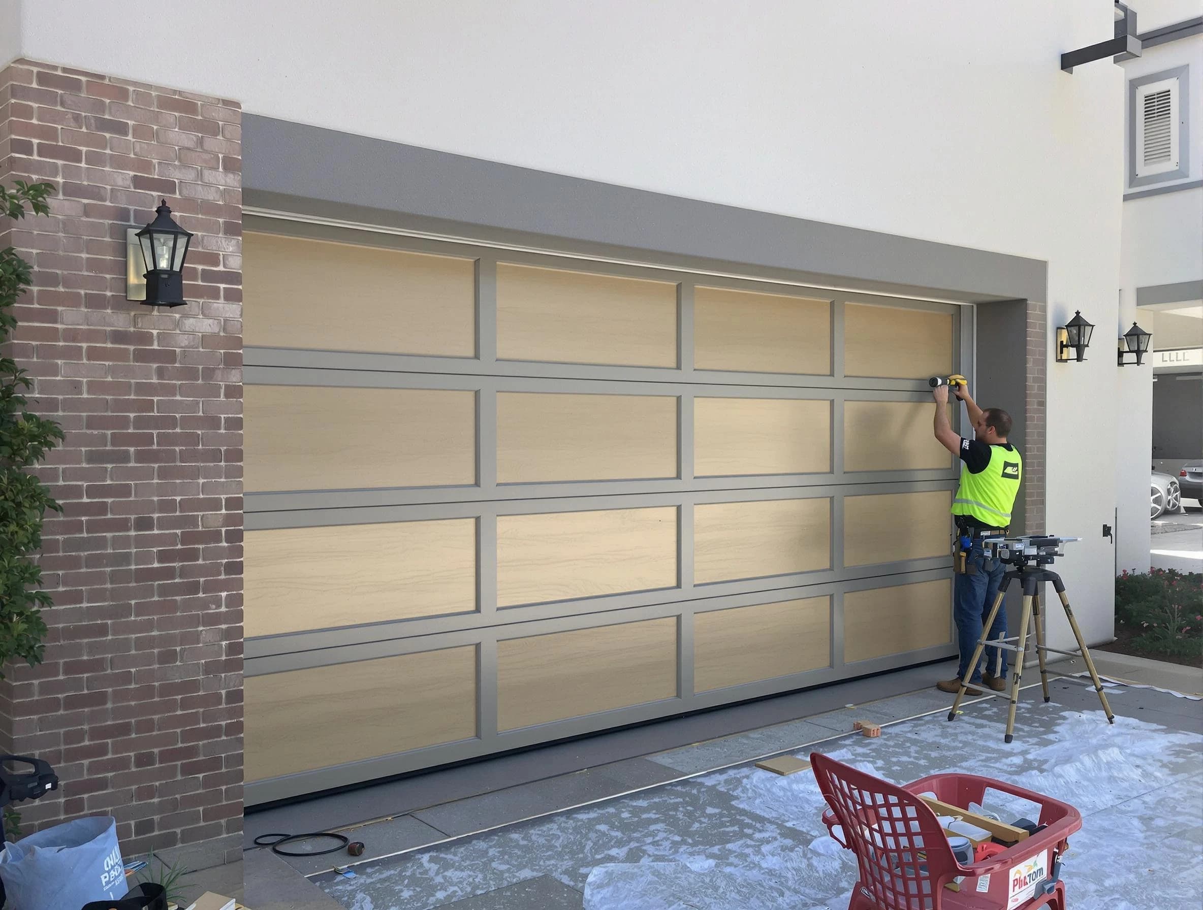Garage door replacement service by Reading Garage Door Repair in Reading