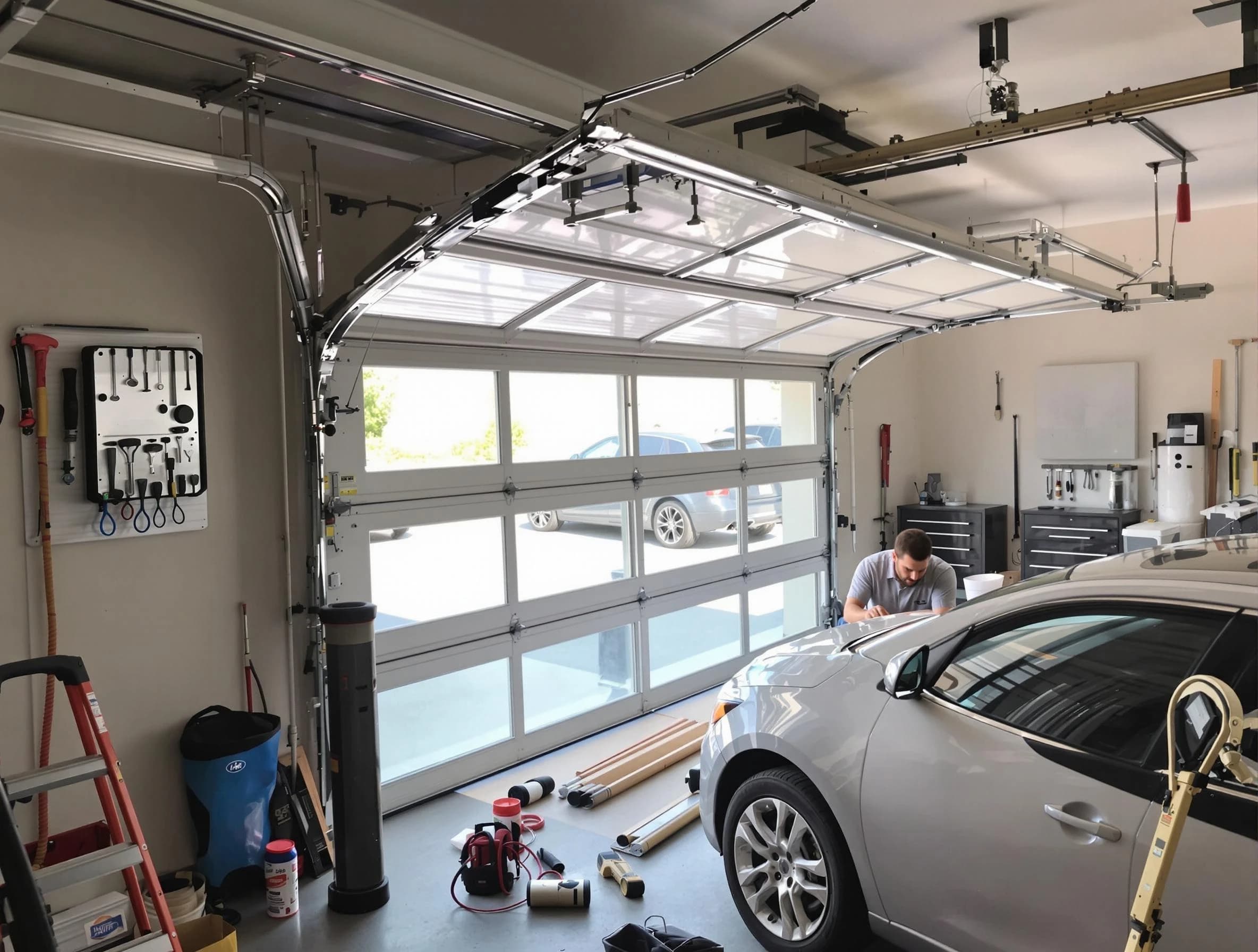 Garage door noise reduction service by Reading Garage Door Repair in Reading