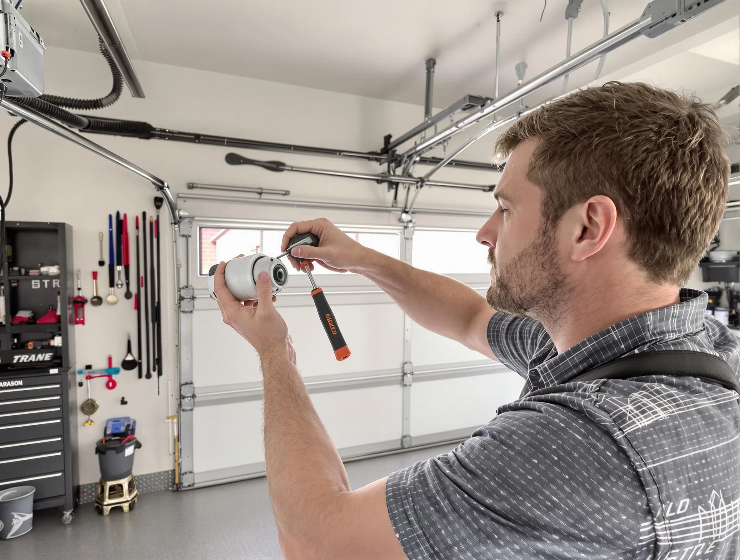 Garage door opener repair service by Reading Garage Door Repair in Reading