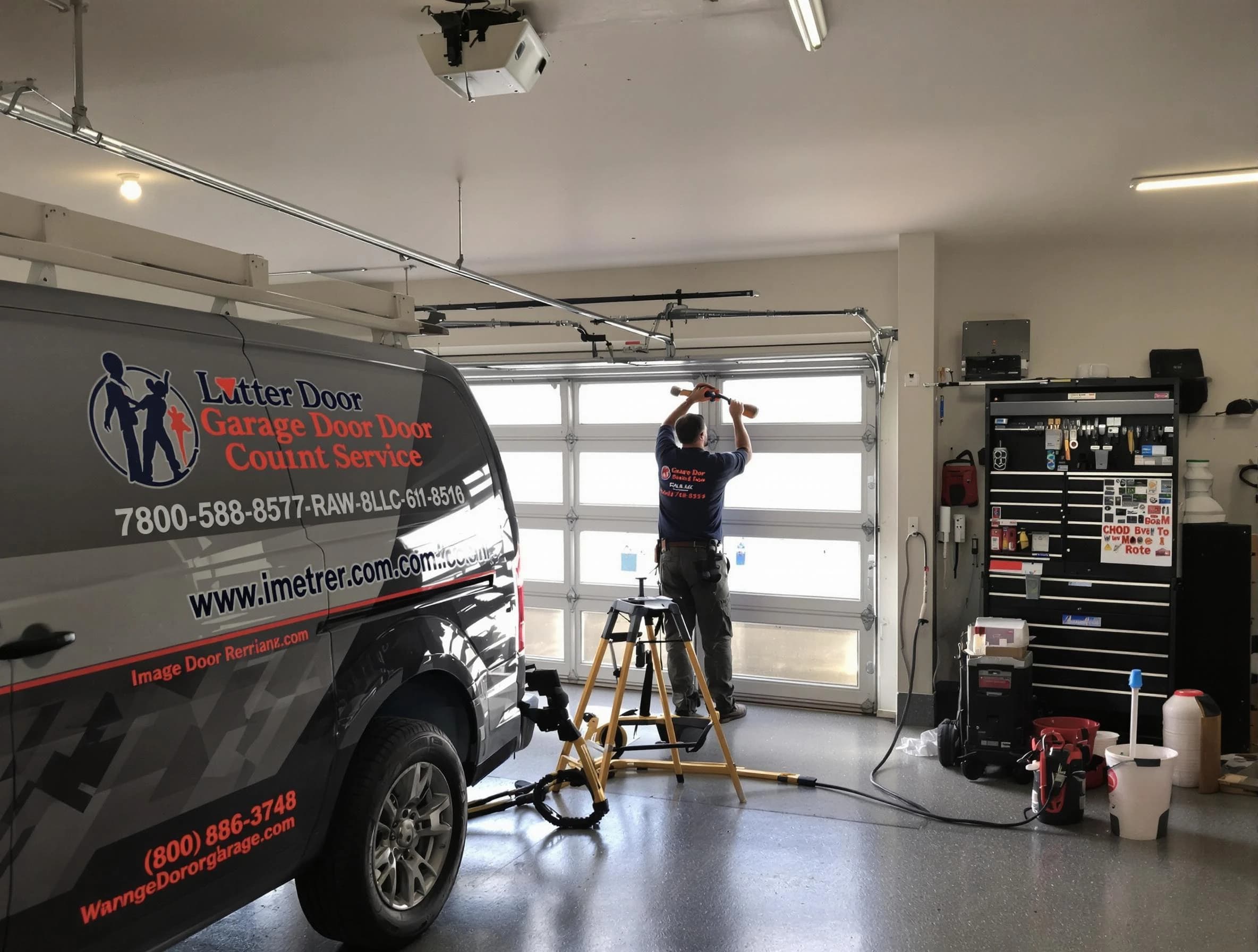 Reading Garage Door Repair rapid response team performing same-day repair in Reading