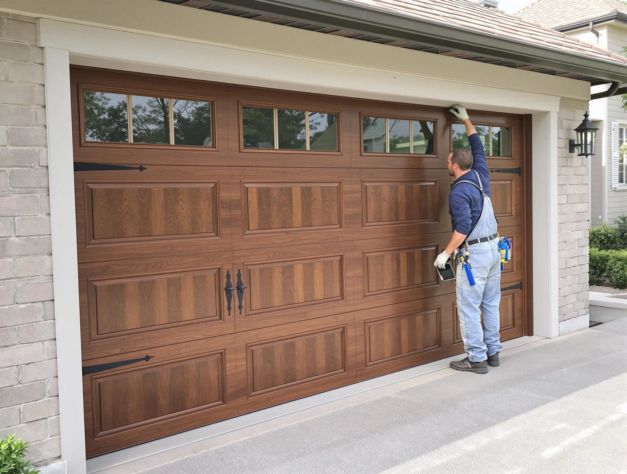 Custom garage door showcase by Reading Garage Door Repair in Reading
