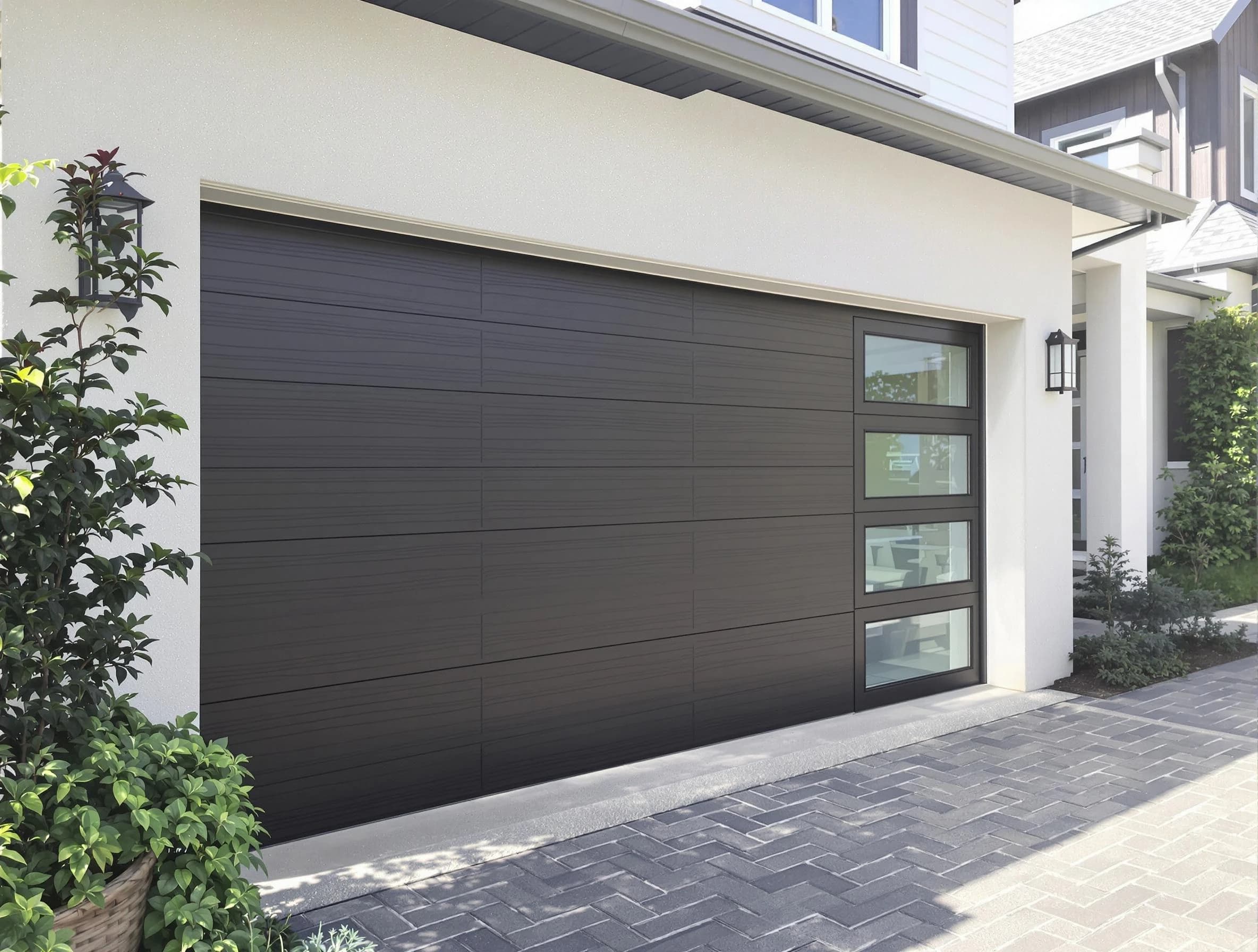 Custom garage door installation by Reading Garage Door Repair in Reading