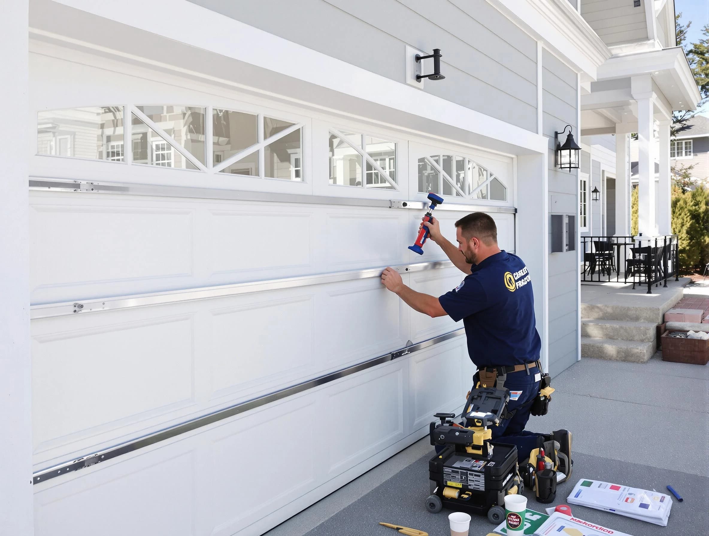 Professional garage door installation by Reading Garage Door Repair in Reading