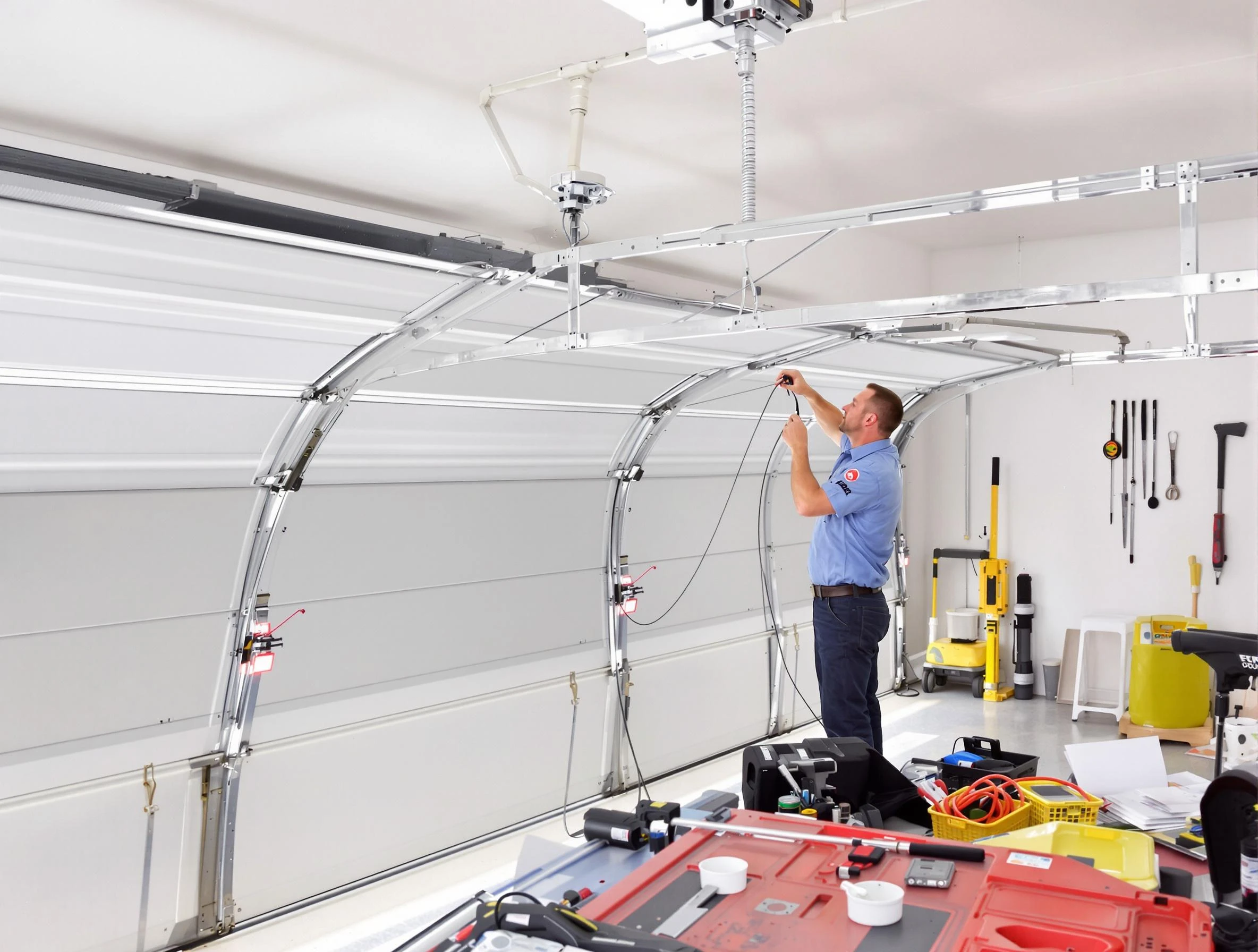 Garage door cable repair service by Reading Garage Door Repair in Reading