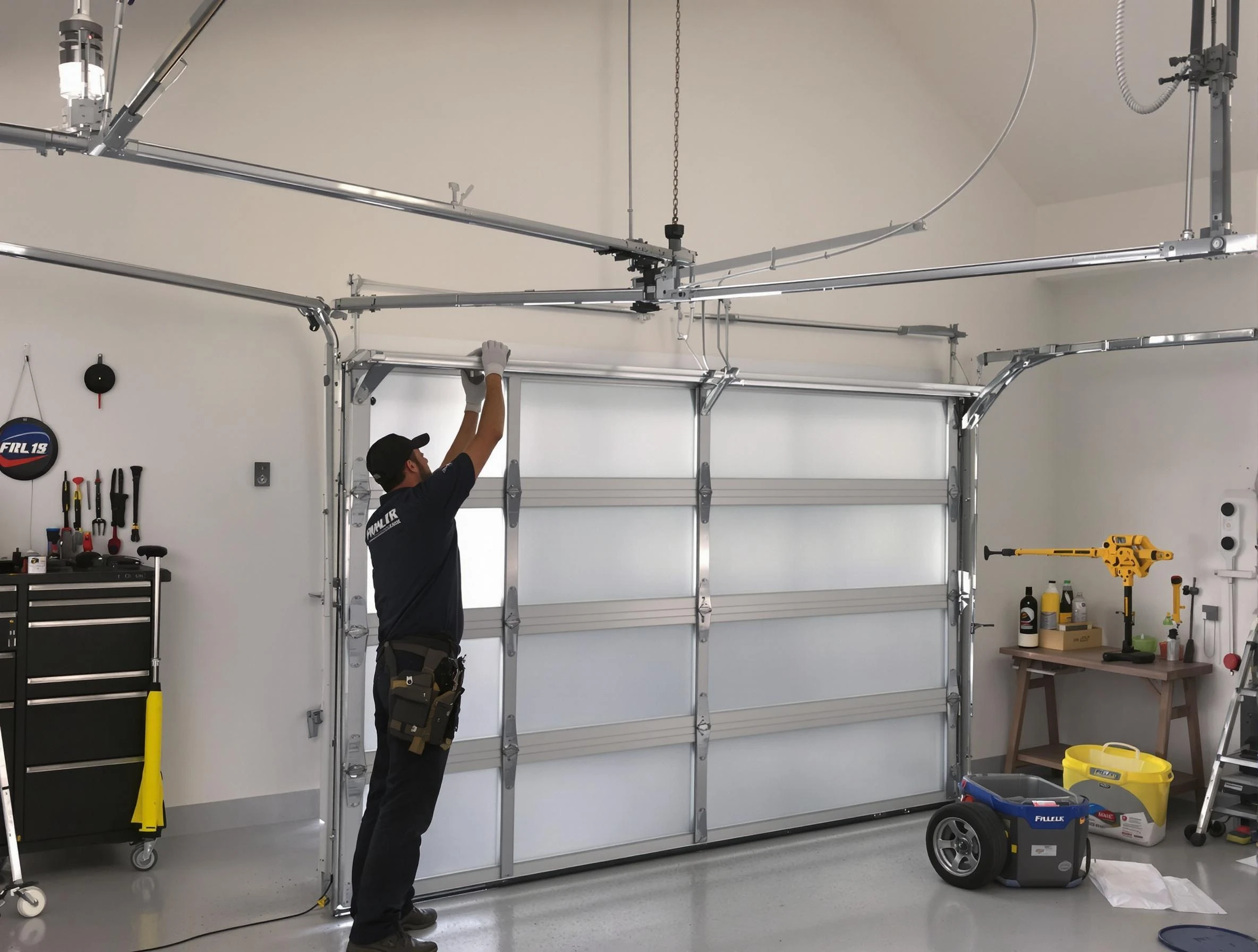 Reading Garage Door Repair certified team performing precision garage door installation in Reading