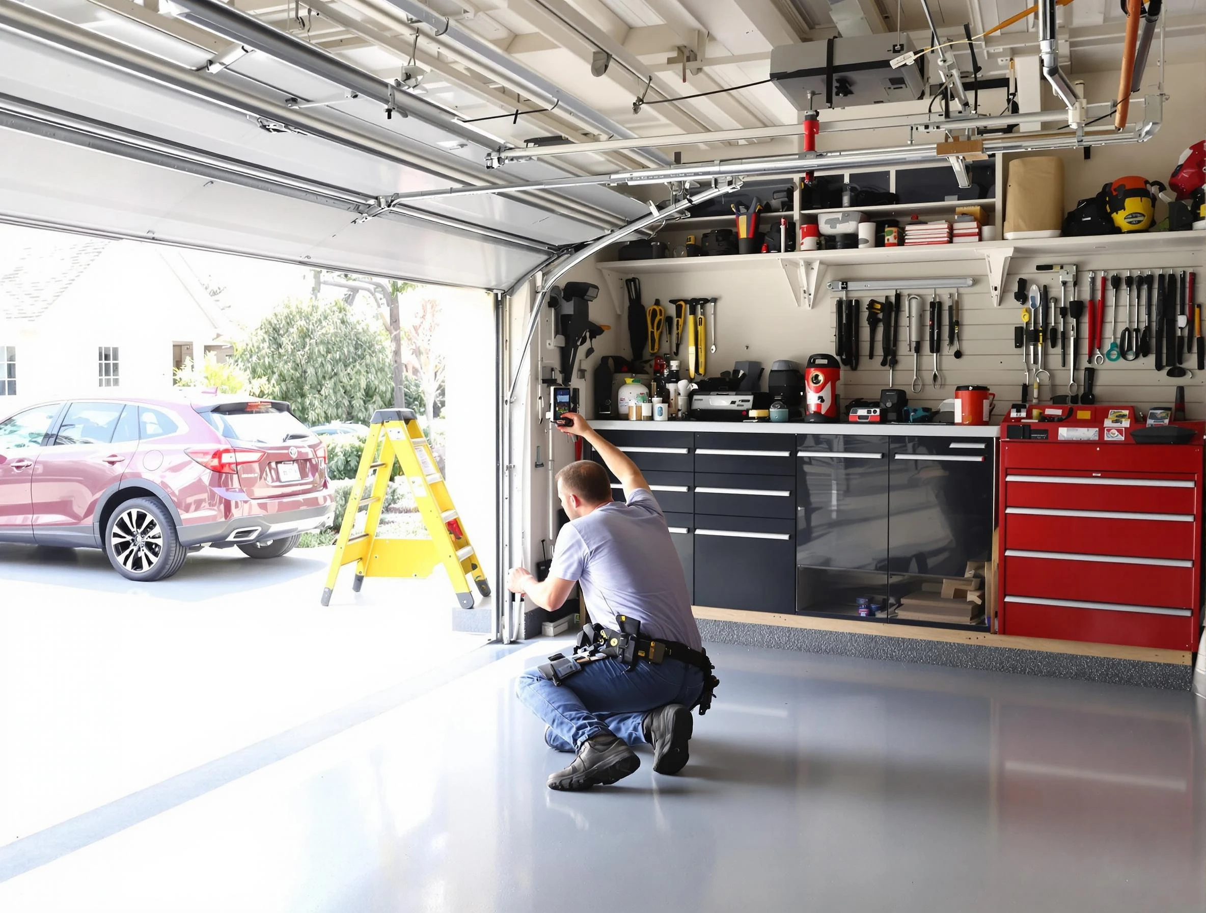Local garage door repair service by Reading Garage Door Repair in Reading